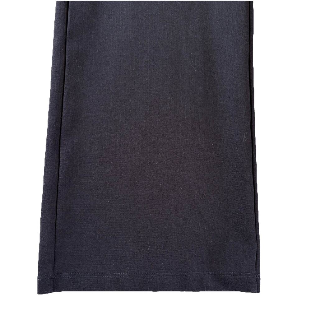 Saint + Sophia Putney Pull On Pants Size 12 Navy Blue Relaxed Straight Pockets - Picture 9 of 16